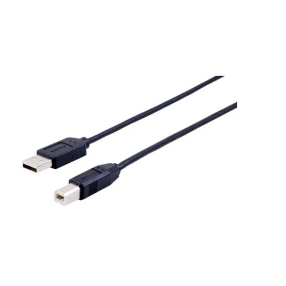 Philips 6 ft USB 2.0 A‑to‑B Device Cable 480 Mbps Printer/Scanner Cord Black